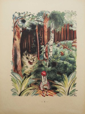 Красная шапочка. Рисунки Вл. Конашевича. Пб.-Берлин: Издательство З.И. Гржебина, 1923.